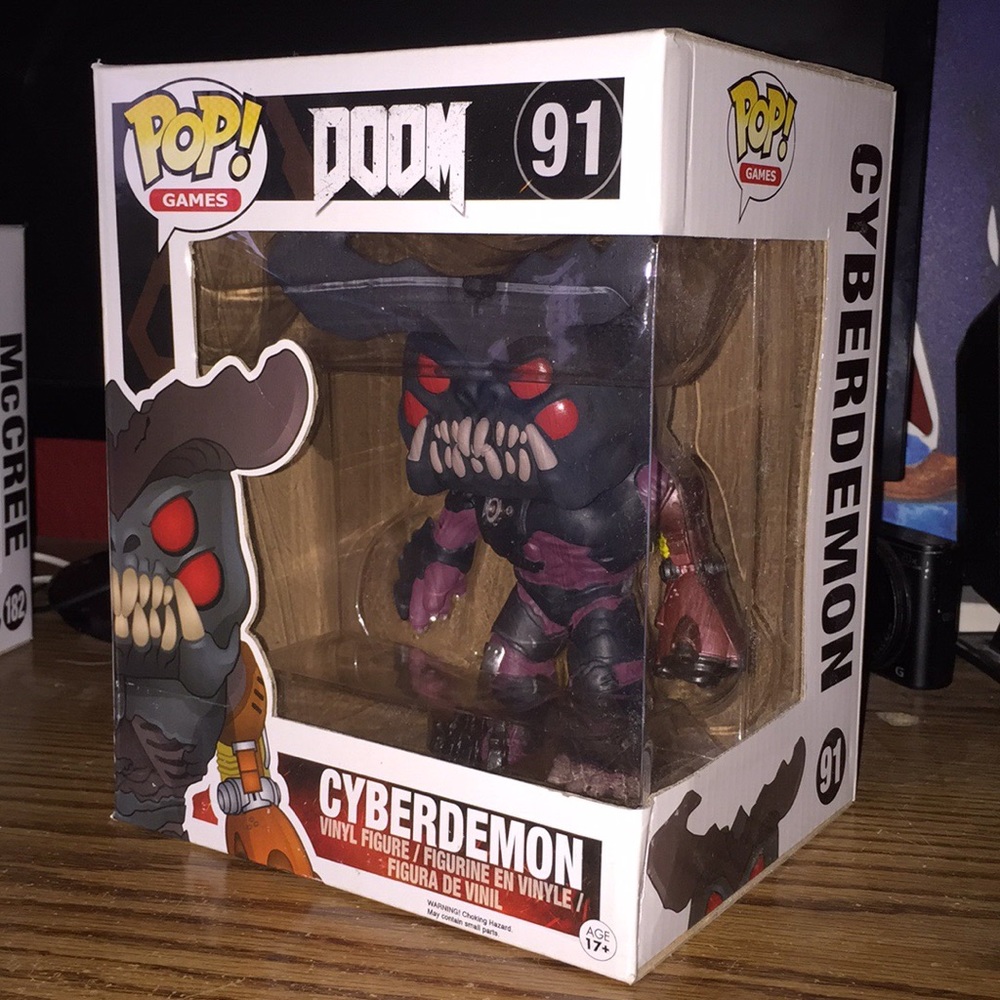 Doom Cyberdemon funko pop figure